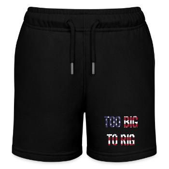 TOO BIG TO RIG 2024 - Kinder Organic Joggingshorts Mini Bolter von Stanley/Stella - Schwarz - Vorne