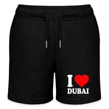 I love Dubai - Short de jogging enfant bio Stanley/Stella - noir - Devant