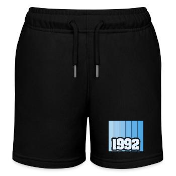 Zahl 1992 - Kinder Organic Joggingshorts Mini Bolter von Stanley/Stella - Schwarz - Vorne