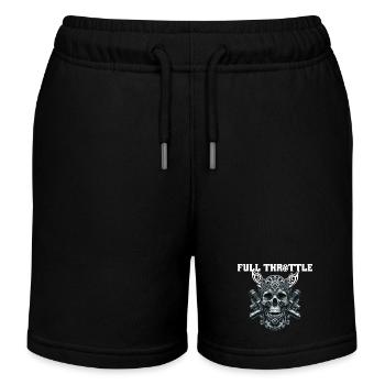 Vollgas - Plein gaz - Short de jogging enfant bio Stanley/Stella - noir - Devant