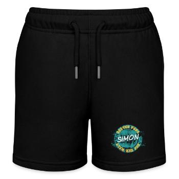 Fête des pères Simon - Short de jogging enfant bio Stanley/Stella - noir - Devant