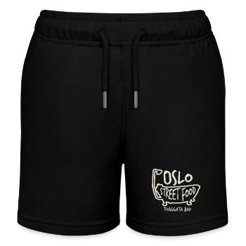 Cuisine de rue à Oslo - Short de jogging enfant bio Stanley/Stella - noir - Devant