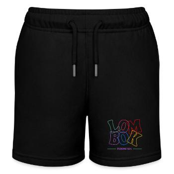 Lombok Indonesia - Kids Organic Sweat Shorts by Stanley/Stella - black - Front