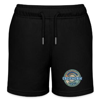 Erzieherin - Kinder Organic Joggingshorts Mini Bolter von Stanley/Stella - Schwarz - Vorne
