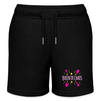Reine du Chaos - Short de jogging enfant bio Stanley/Stella - noir - Devant