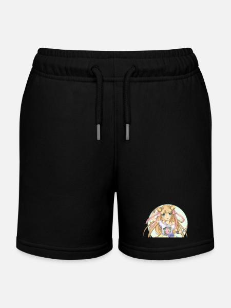 Mangas - Short de jogging enfant bio Stanley/Stella - noir