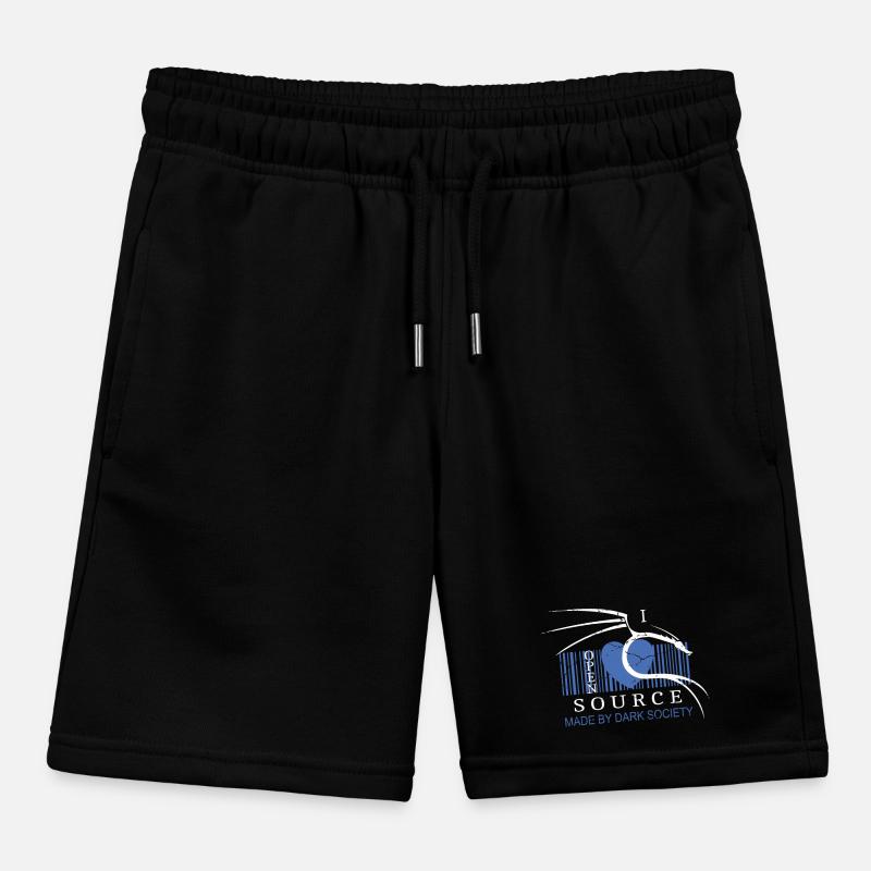 I Love Open Source Software Kids Organic Sweat Shorts by Stanley/Stella