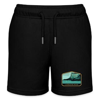 Château de Boccale : Charme toscan côtier - Short de jogging enfant bio Stanley/Stella - noir - Devant