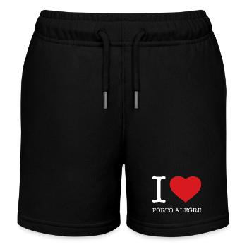 J’ADORE PORTO ALEGRE - Short de jogging enfant bio Stanley/Stella - noir - Devant