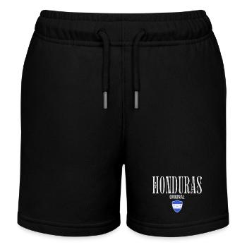 Originally from Honduras, born in Honduras - Kids Organic Sweat Shorts by Stanley/Stella - black - Front