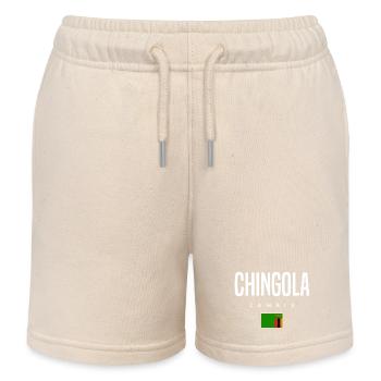 Chingola Sambia - Kinder Organic Joggingshorts Mini Bolter von Stanley/Stella - Natur - Vorne