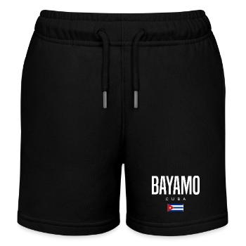 Bayamo Cuba Cubains - Short de jogging enfant bio Stanley/Stella - noir - Devant