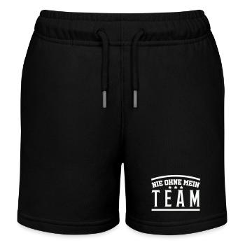 Mon équipe - Short de jogging enfant bio Stanley/Stella - noir - Devant