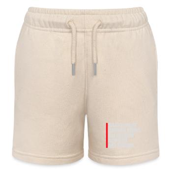 Silent Night Gaming Night All Calm Screens Bright - Kinder Organic Joggingshorts Mini Bolter von Stanley/Stella - Natur - Vorne