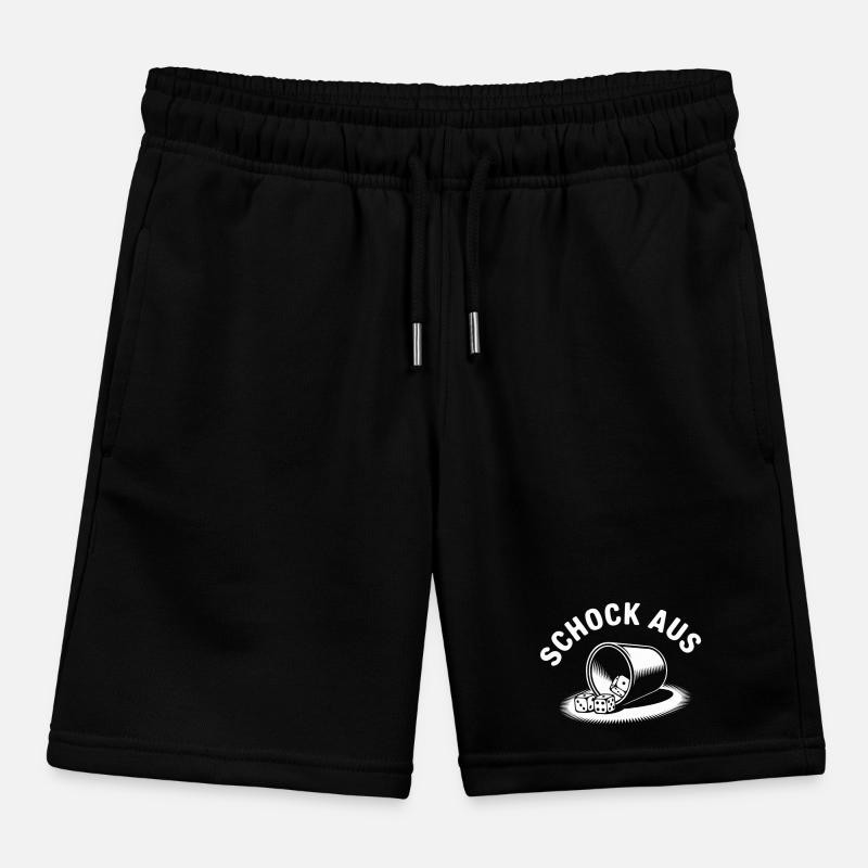 Dice Cup Dice Puzzle Jule Dice Games Kids Organic Sweat Shorts by Stanley/Stella