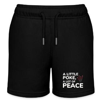 Praticien agréé en MTC Expert en Calme - Short de jogging enfant bio Stanley/Stella - noir - Devant