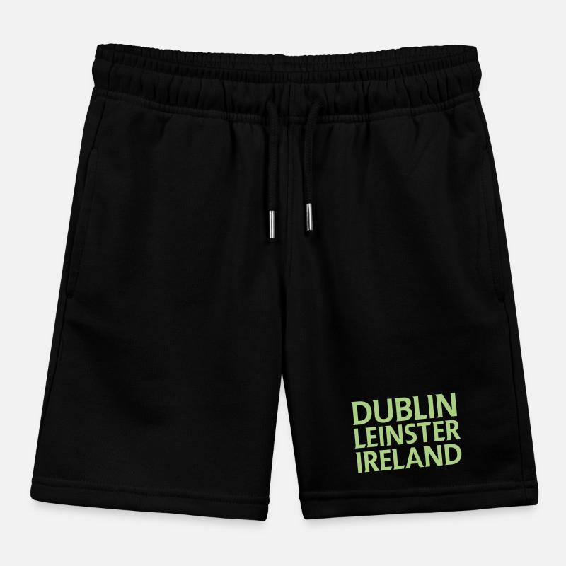 Dublin – Ireland Textdesign Kids Organic Sweat Shorts by Stanley/Stella