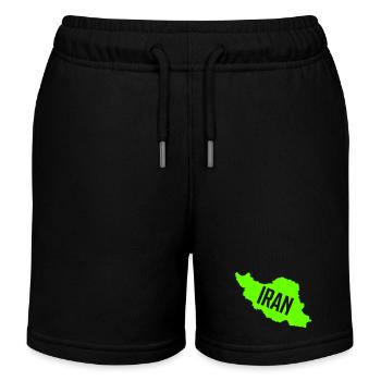 Pays terrestre d’Iran - Short de jogging enfant bio Stanley/Stella - noir - Devant