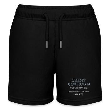 Saint Boredom Leisure & Recovery Club - Kids Organic Sweat Shorts by Stanley/Stella - black - Front