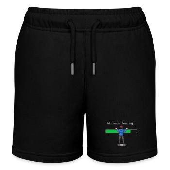 Motivationslade... Bitte warten Sie - Kinder Organic Joggingshorts Mini Bolter von Stanley/Stella - Schwarz - Vorne