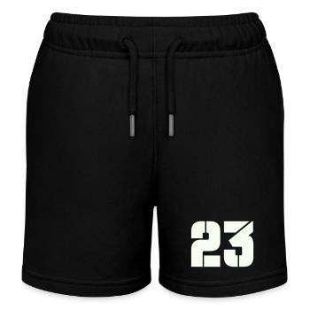 23 - Kids Organic Sweat Shorts by Stanley/Stella - black - Front