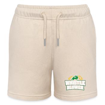 Entraîneur de football pour les sports jeunesse - Short de jogging enfant bio Stanley/Stella - écru doux - Devant