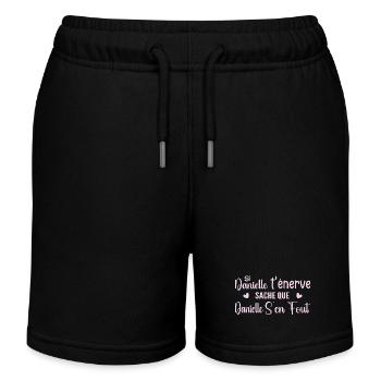Wenn Danielle dich nervt, solltest du wissen, dass Danielle sich einen Dreck darum schert - Kinder Organic Joggingshorts Mini Bolter von Stanley/Stella - Schwarz - Vorne