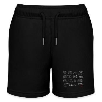 Drôles de dictons Faux amis Mème esthétique - Short de jogging enfant bio Stanley/Stella - noir - Devant