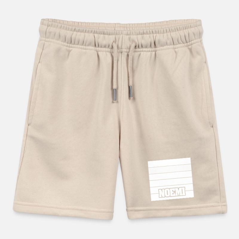 Woman's name Noemi Kids Organic Sweat Shorts by Stanley/Stella
