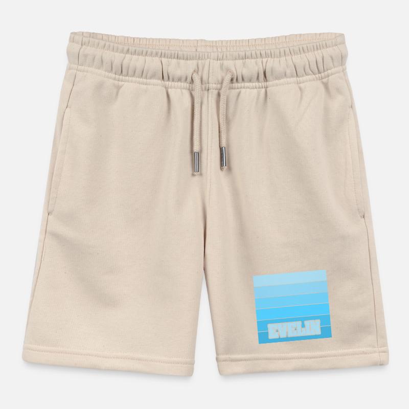 Evelin as a woman's name Kids Organic Sweat Shorts by Stanley/Stella