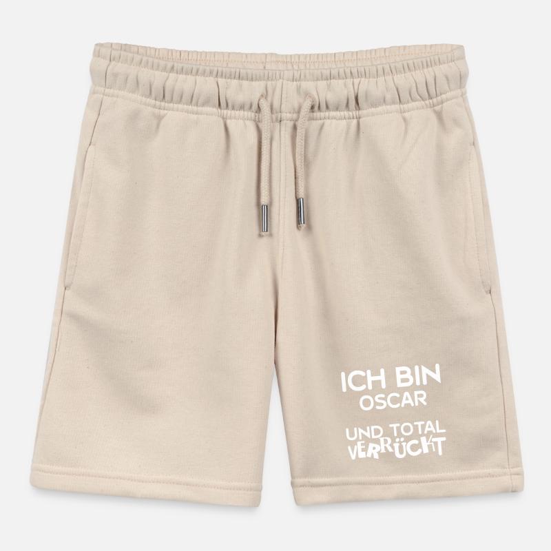 Prénom Oscar Short de jogging enfant bio Stanley/Stella