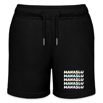 Ascension du Manaslu - Short de jogging enfant bio Stanley/Stella - noir - Devant
