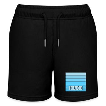 Hanne - Kinder Organic Joggingshorts Mini Bolter von Stanley/Stella - Schwarz - Vorne