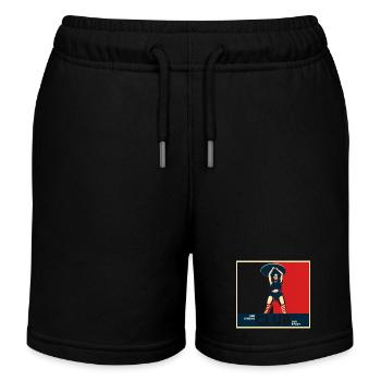 Der einzige Club der Stadt Transparent - Kinder Organic Joggingshorts Mini Bolter von Stanley/Stella - Schwarz - Vorne