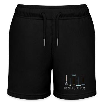 Rechenzentrum Gärtner Gärtnerei Garten Gießkanne - Kinder Organic Joggingshorts Mini Bolter von Stanley/Stella - Schwarz - Vorne