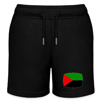 Martinique rote Flagge grün schwarz - Kinder Organic Joggingshorts Mini Bolter von Stanley/Stella - Schwarz - Vorne