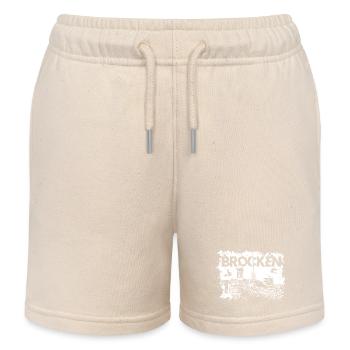 Harz Brocken Wandern - Kinder Organic Joggingshorts Mini Bolter von Stanley/Stella - Natur - Vorne