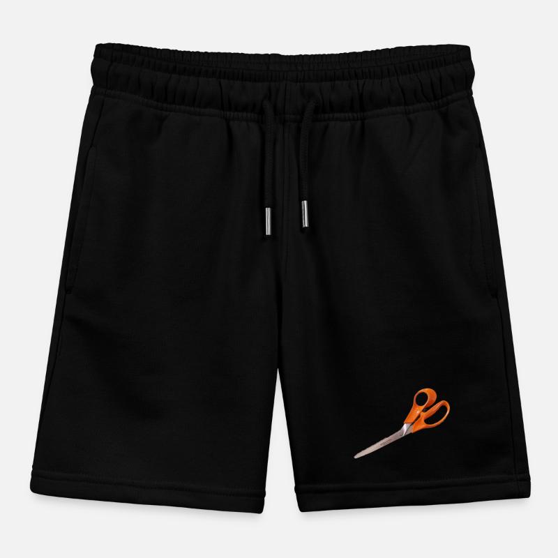 Ciseaux orange Short de jogging enfant bio Stanley/Stella