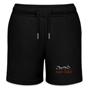 Vélo de course - Short de jogging enfant bio Stanley/Stella - noir - Devant