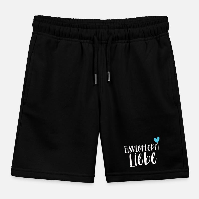 Klettern Eisklettern Liebe Eispickel Geschenk Kinder Organic Joggingshorts Mini Bolter von Stanley/Stella
