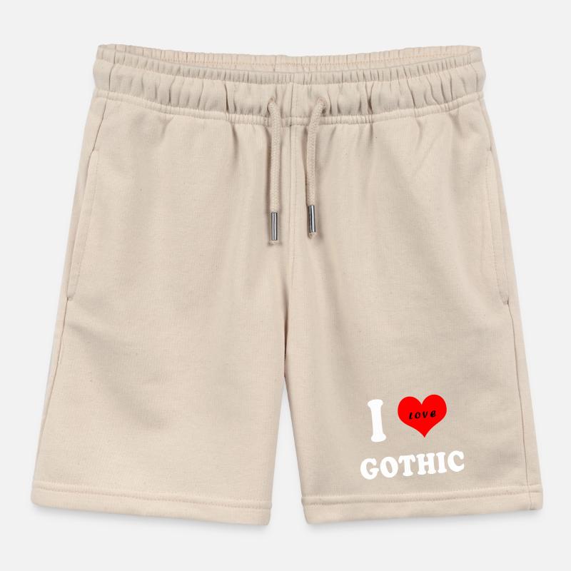 Ich liebe Gothic Kinder Organic Joggingshorts Mini Bolter von Stanley/Stella