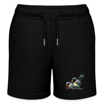 Boules de boules de boules pour pétanque - Short de jogging enfant bio Stanley/Stella - noir - Devant