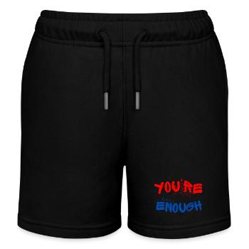 Des graffitis expressifs avec des éclaboussures de peinture - Short de jogging enfant bio Stanley/Stella - noir - Devant