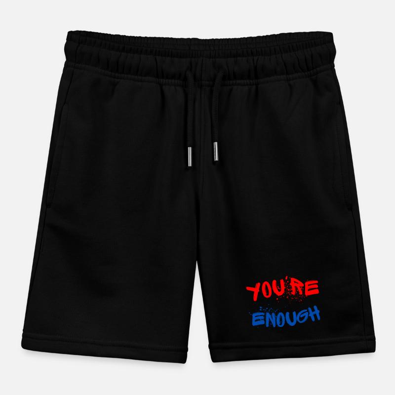 Des graffitis expressifs avec des éclaboussures de peinture Short de jogging enfant bio Stanley/Stella