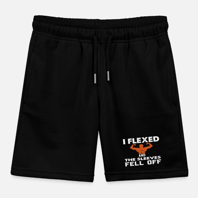 Muskulöse Panzerung durch Flex Humor Kinder Organic Joggingshorts Mini Bolter von Stanley/Stella