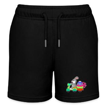 Service de livraison de Pâques Bunny - Short de jogging enfant bio Stanley/Stella - noir - Devant