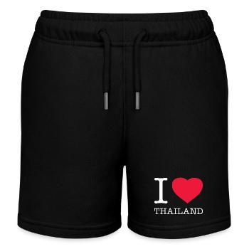 J’AIME LA THAÏLANDE - Short de jogging enfant bio Stanley/Stella - noir - Devant