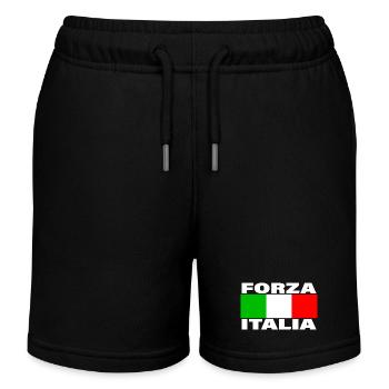 FORZA ITALIA - Kids Organic Sweat Shorts by Stanley/Stella - black - Front