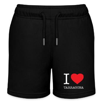 I LOVE TARRAGONA Spain Spanien - Kinder Organic Joggingshorts Mini Bolter von Stanley/Stella - Schwarz - Vorne