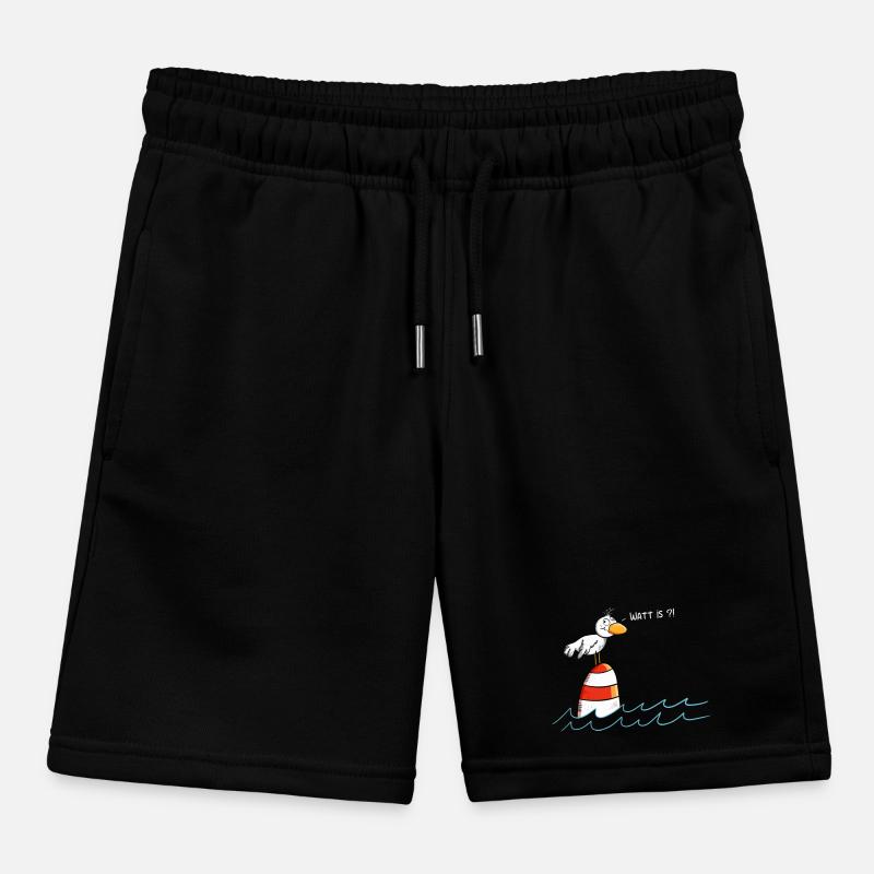 Drollige Möwe Watt Is Kinder Organic Joggingshorts Mini Bolter von Stanley/Stella